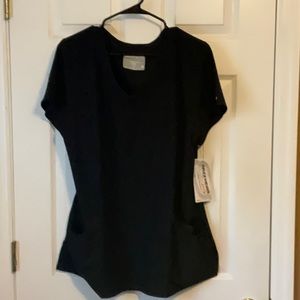 Sketchers by Barco Women’s Black 4 Way Stretch Short Sleeve Scrub Top Size XL
